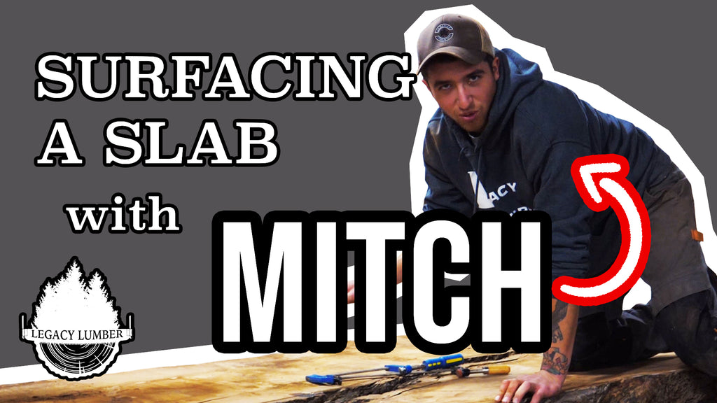 Surfacing a Slab with Mitch using our CNC Router
