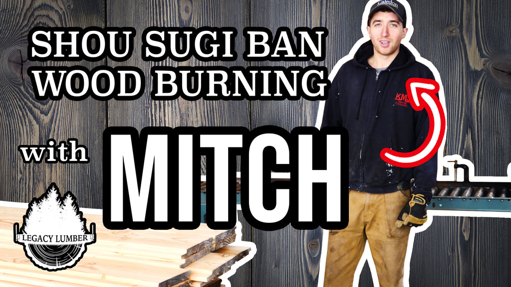 Part 5 of the Ohsweken Project:  Shou Sugi Ban Wood Burning with Mitch